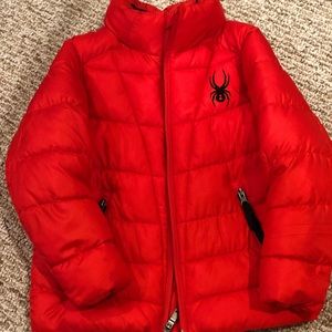 Spider puffer jacket